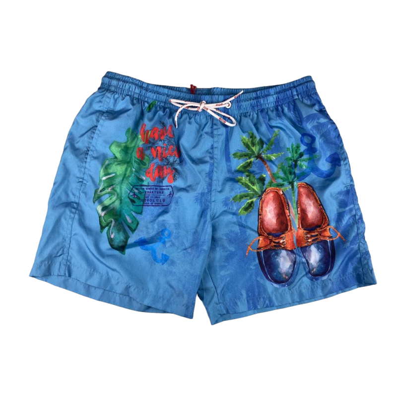 Boxer mare Uomo BoB Company - fantasia - colore blu