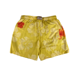 Boxer mare Uomo BoB Company - fantasia Hawaii - colore giallo