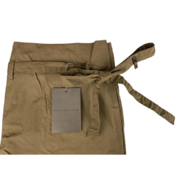 Pantalone donna Ballantyne - 3/4 - 2 tasche - Tinta Unita - Colore verde Militare