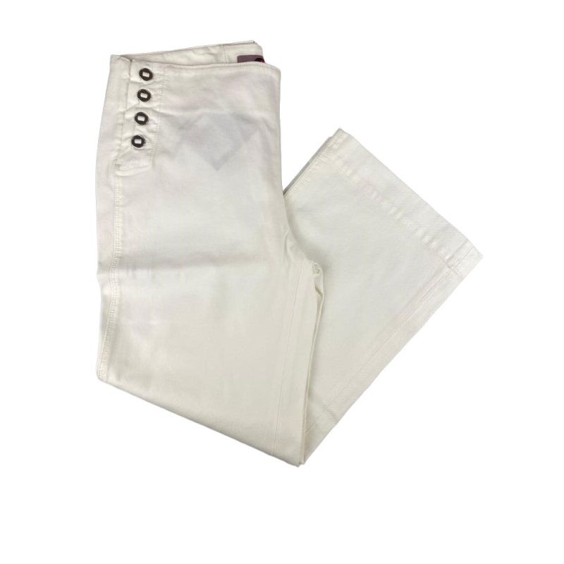 Pantalone donna Kiltie - 3/4 - Tinta Unita - Colore bianco