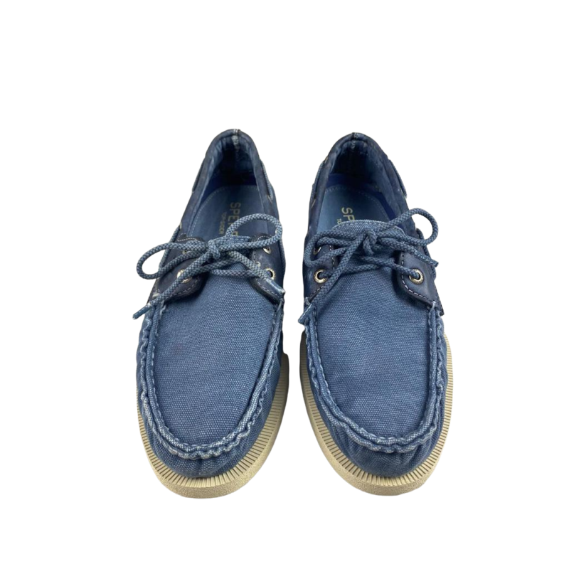 Scarpa uomo mocassino Sperry - A/O WEDGE CANVAS  Blue - VINTAGE