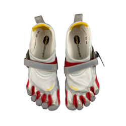 Scarpa uomo Vibram FiveFingers BIKILA - LIGHT GREY/RED/GREY