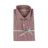 Camicia uomo Bagutta - Righe - Bianco/Rosso