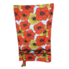 Telo Mare  RRD - Fantasia Towel Flowers - Colore Arancione/giallo/bianco