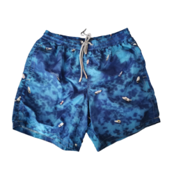 Boxer mare Uomo Zeybra Portofino 1962 - fantasia mare/barche  - colore blu multicolore