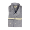 Camicia uomo Bagutta - Fantasia mille righe - Colore bianco/grigio