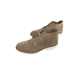 Scarpa uomo Doucal's - Stivaletto - Polacchini in pelle scamosciata - Colore Beige