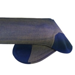 Calze lunghe uomo - Gallo - rigo - blu Royal/sabbia