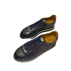 Scarpa uomo Doucal's - Sneakers in pelle - Colore Blu