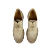 Scarpa uomo - Doucal's - Derby Stringate coda di rondine e fiore - in punta - Suede - Colore daino