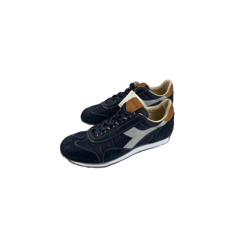 Scarpa uomo sportiva - Diadora Heritage - Equipe ITA - Blu/grigio