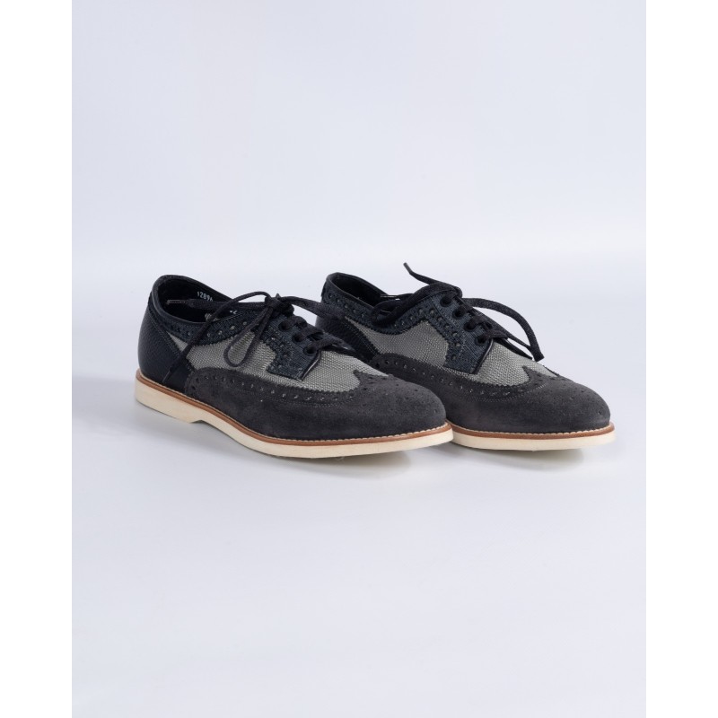 Scarpa uomo -  Santoni Derby rondine