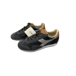 Scarpa uomo sportiva - Diadora Heritage - Equipe ITA - Nero/grigio