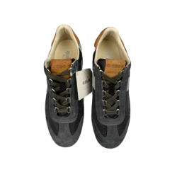 Scarpa uomo sportiva - Diadora Heritage - Equipe ITA - Nero/grigio