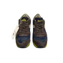 Scarpa uomo - Diadora Heritage  - Trident S SW - Marrone, blu, grigio e verde