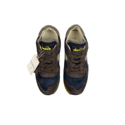 Scarpa uomo - Diadora Heritage  - Trident S SW - Marrone, blu, grigio e verde