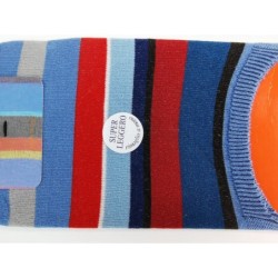 Calze solette uomo - Gallo - fantasia a strisce denim multicolor