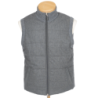 Smanicato uomo in lana - Gilet - Gran Sasso - colore grigio