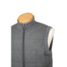 Smanicato uomo in lana - Gilet - Gran Sasso - colore grigio