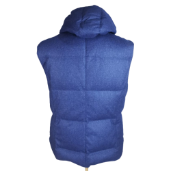 Gilet smanicato Uomo - Brunello Cucinelli - colore  blu