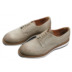 Scarpa uomo - Doucal's - Derby Stringate - Suede - Colore Daime Gyser