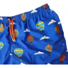 Boxer mare uomo Gallo - fantasia mongolfiere - Blu