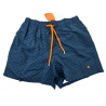 Boxer mare Uomo Gallo - blu con fantasia a pois