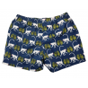 Boxer mare Uomo Gallo - fantasia primati - Blu