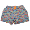 Boxer mare uomo Gallo - Fantasia onde - colore blu