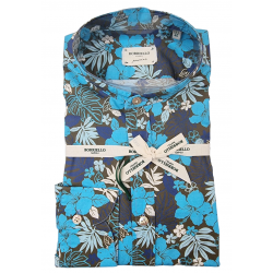 Camicia uomo Borriello - Fiori - Coreana