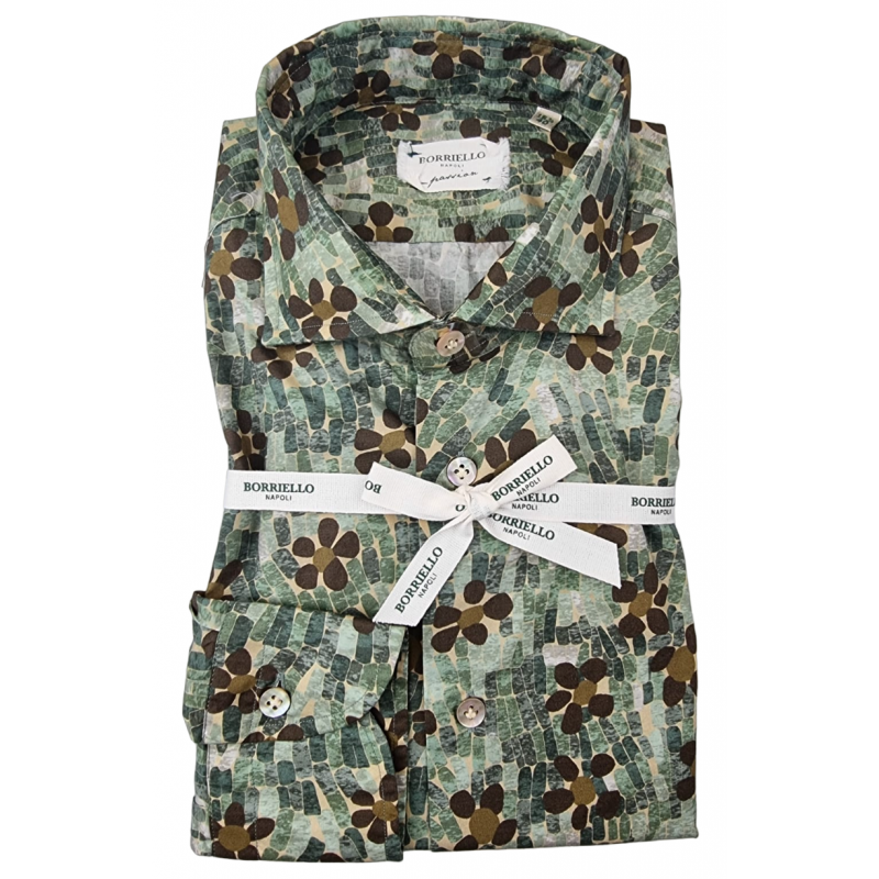 Camicia uomo Borriello - fiori