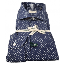 Camicia uomo Borriello - Stelle - Blu notte