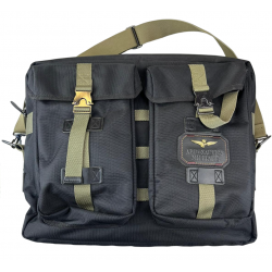 Borsa tracolla uomo Aeronautica Militare - Nero/verde militare