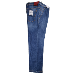 Jeans uomo Re-Hash - denim tasca a filo