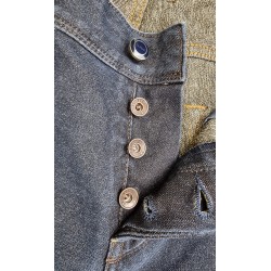 Jeans uomo Re-Hash - denim scuro tasca a filo