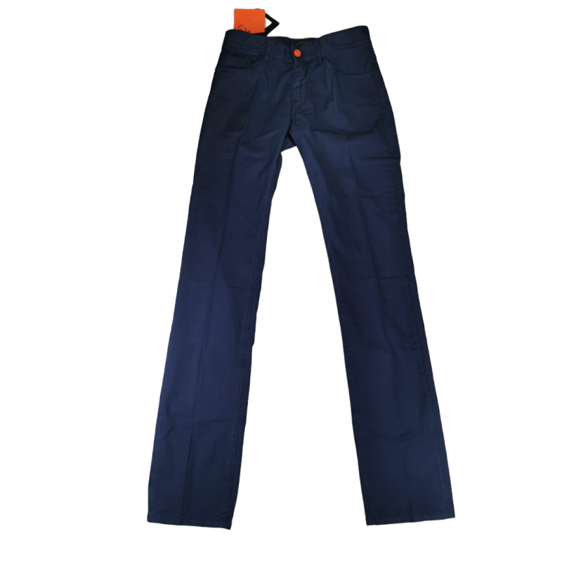 Pantalone uomo PT05 -  5 tasche slim - colore blu