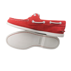 Scarpa uomo mocassino Sperry - A/O 2-EYE Suede - Rosso