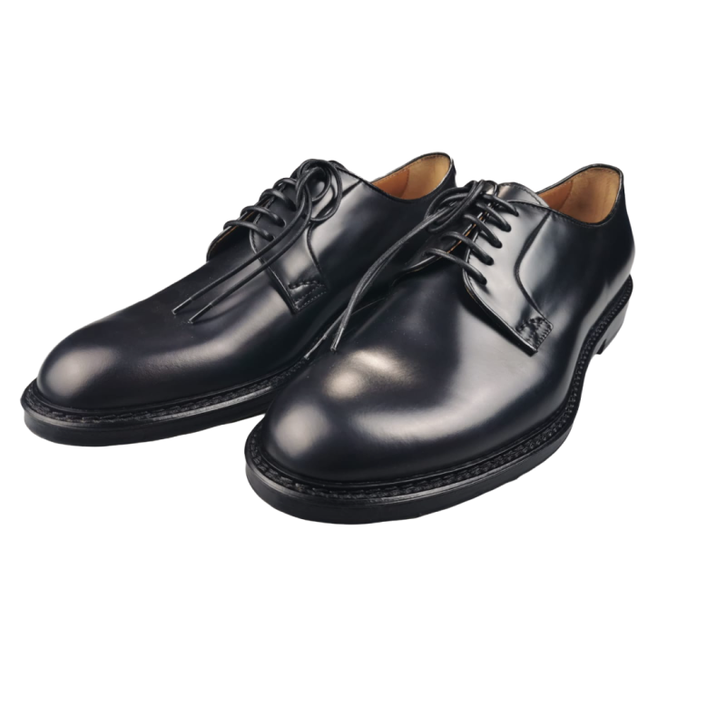 Scarpa uomo Doucal's - Derby Stringate in pelle nera