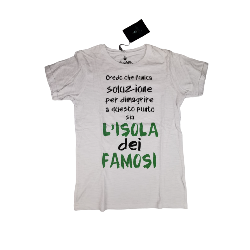 T-Shirt Let's Bubble - Isola Dei Famosi - Colore  bianco