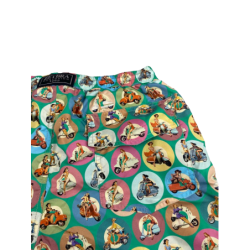 Boxer mare Uomo Zeybra Portofino 1962 - fantasia Bali - colore verde/multicolore