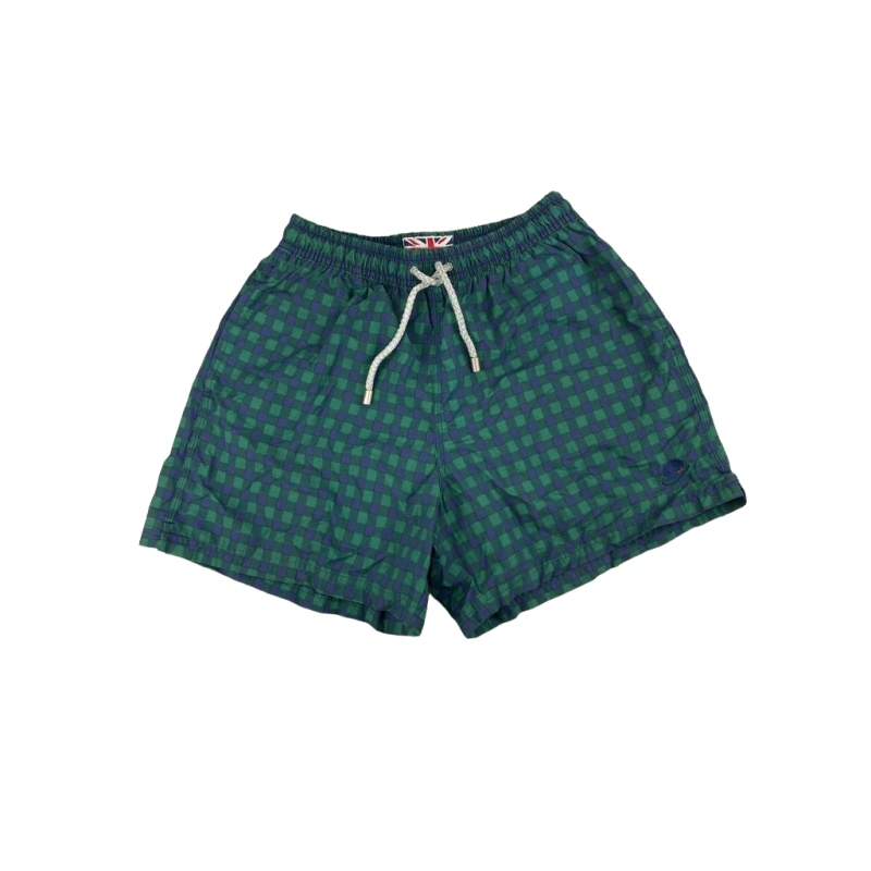 Boxer mare Uomo - Dandy Style - Fantasia quadri - Colore Verde/blu